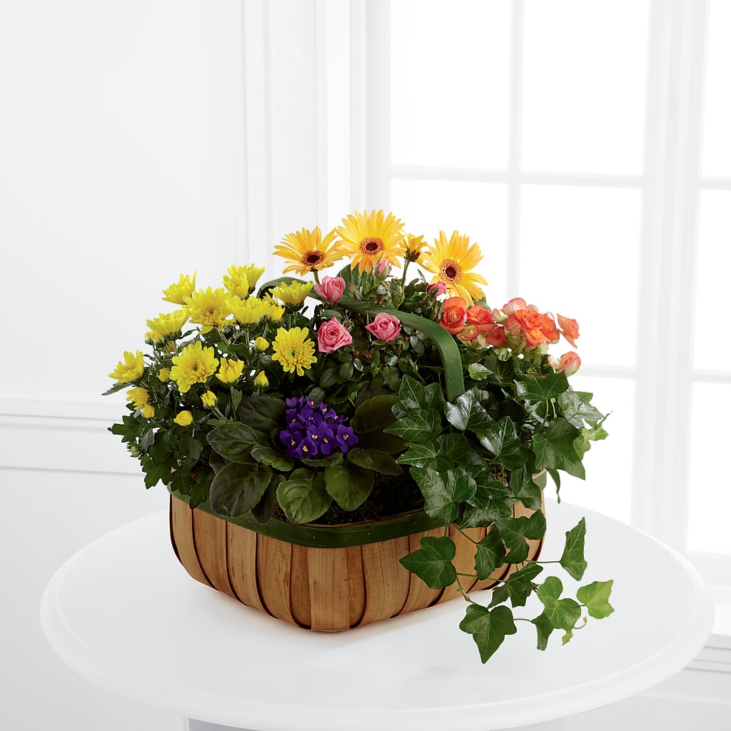 Gentle Blossoms Basket – The Bay Window Llc, Garrettsville OH