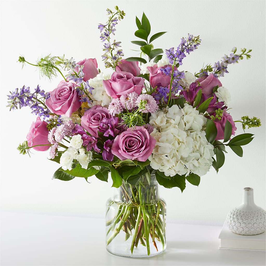 Violet Caress Bouquet – The Bay Window Llc, Garrettsville OH