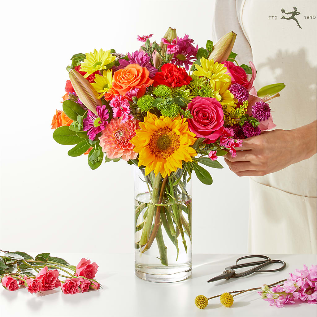 Cue the Confetti - A Florist Original – The Bay Window Llc, Garrettsville OH