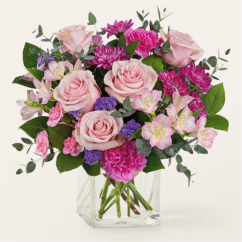 Rosy Radiance Bouquet – The Bay Window Llc, Garrettsville OH