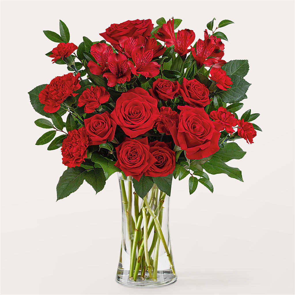 Brilliant Ruby Bouquet – The Bay Window Llc, Garrettsville OH