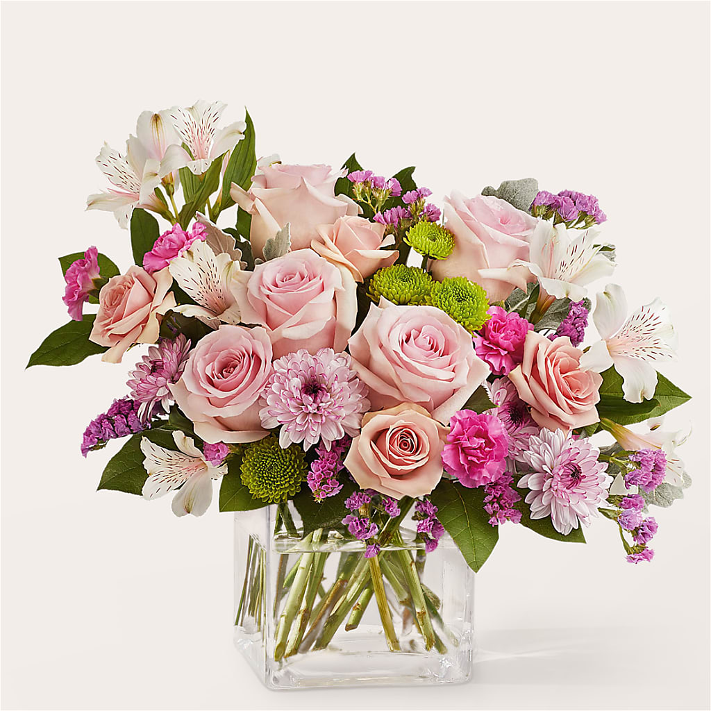 Pink Suede Bouquet – The Bay Window Llc, Garrettsville OH