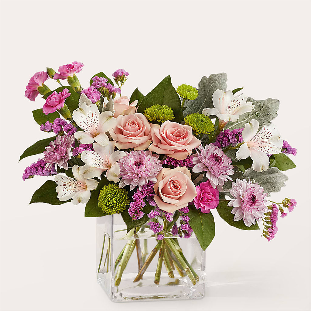 Pink Suede Bouquet – The Bay Window Llc, Garrettsville OH