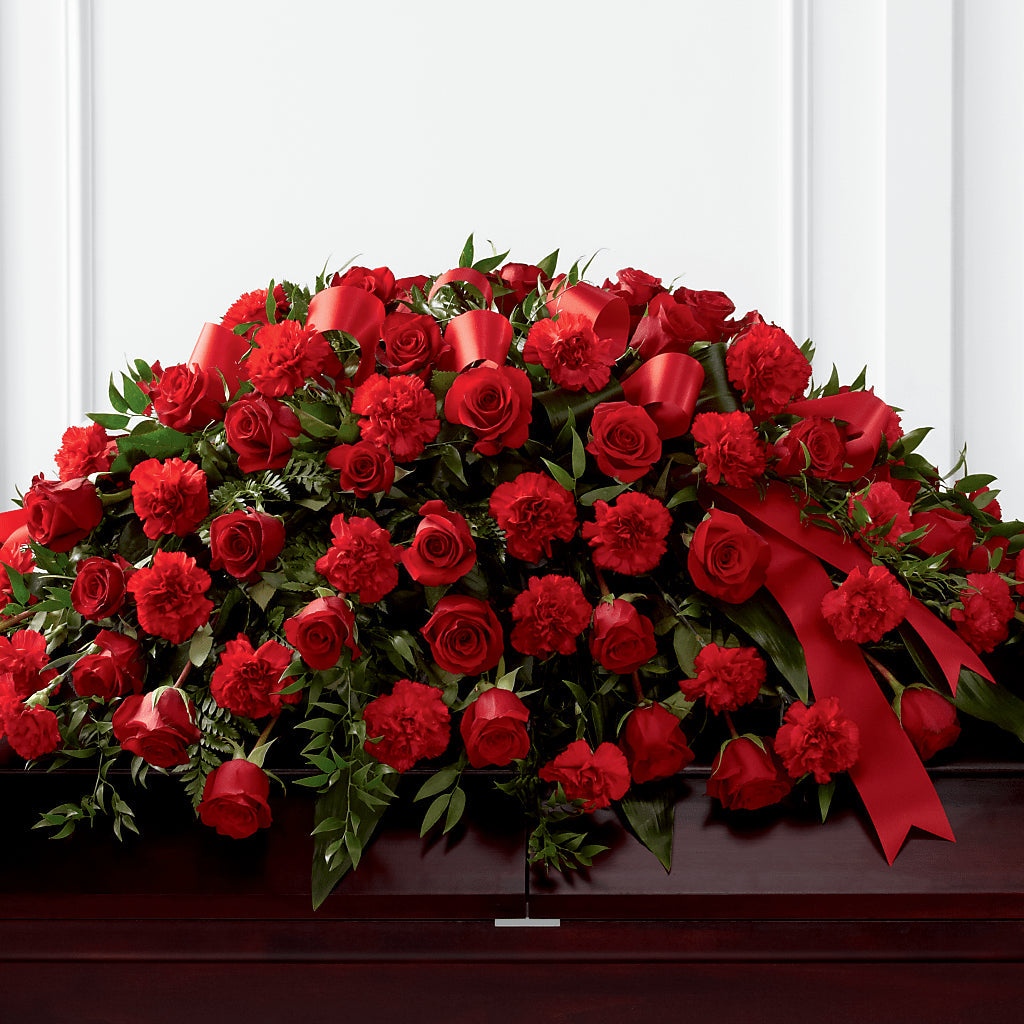 Tribute of Life Casket Spray – The Bay Window Llc, Garrettsville OH