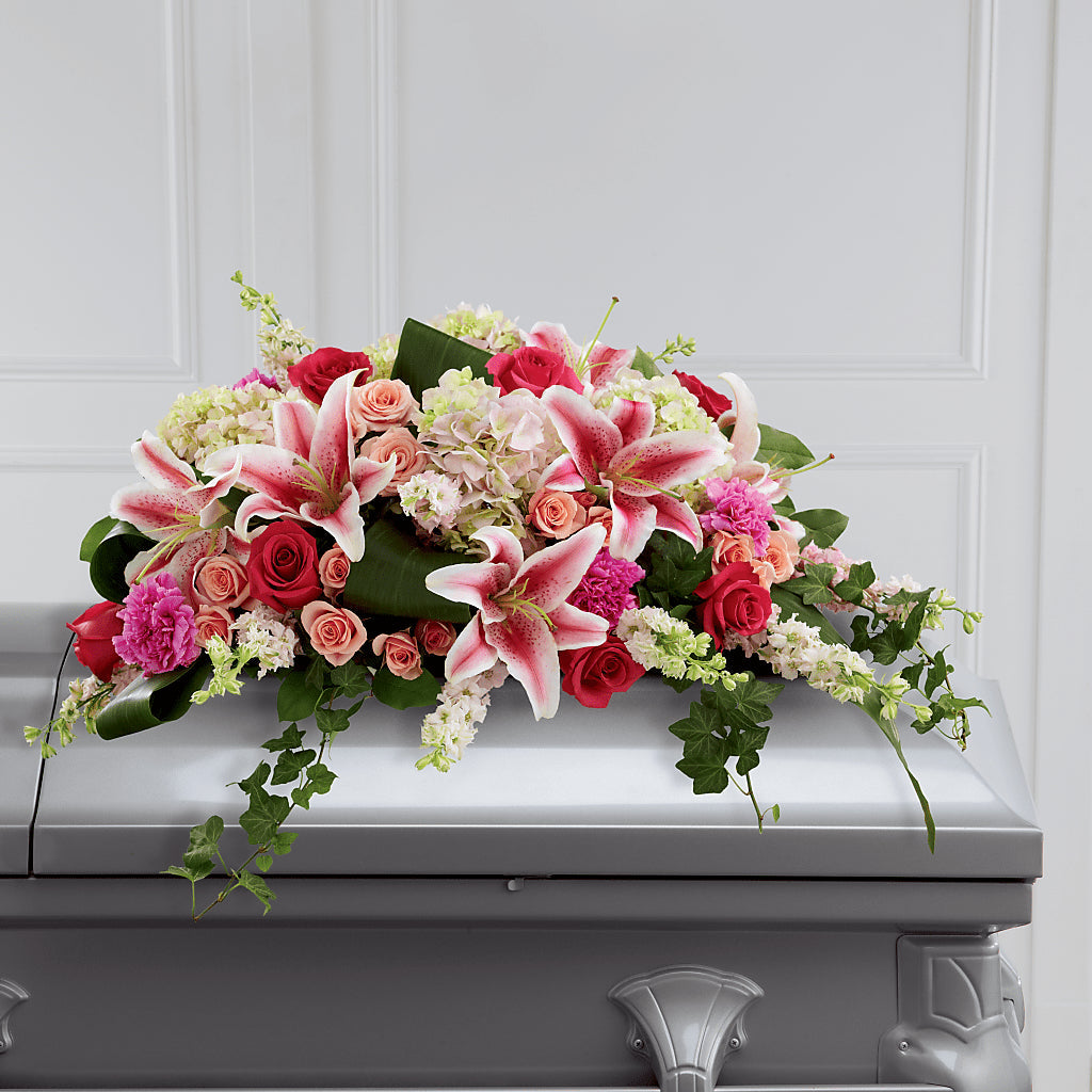 Splendid Grace Casket Spray – The Bay Window Llc, Garrettsville OH
