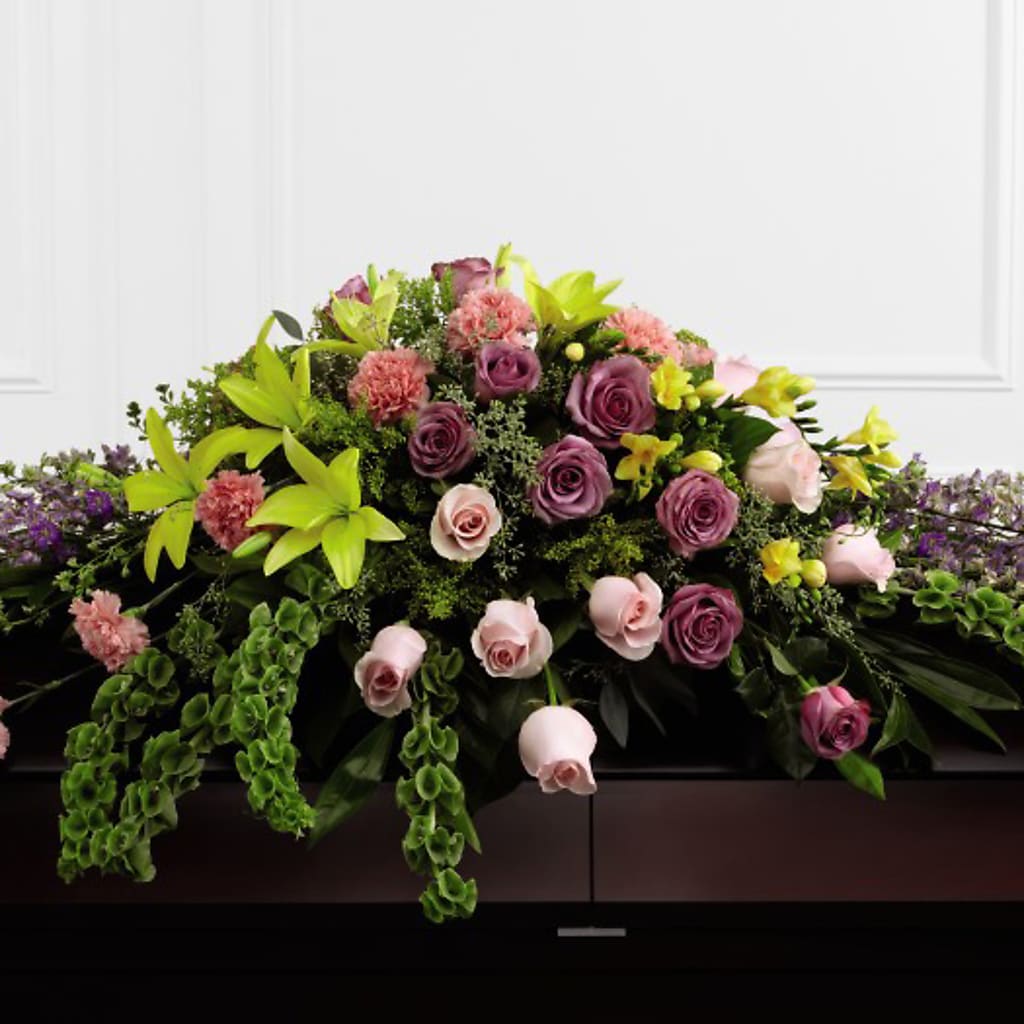 Forever Beloved Casket Spray – The Bay Window Llc, Garrettsville OH
