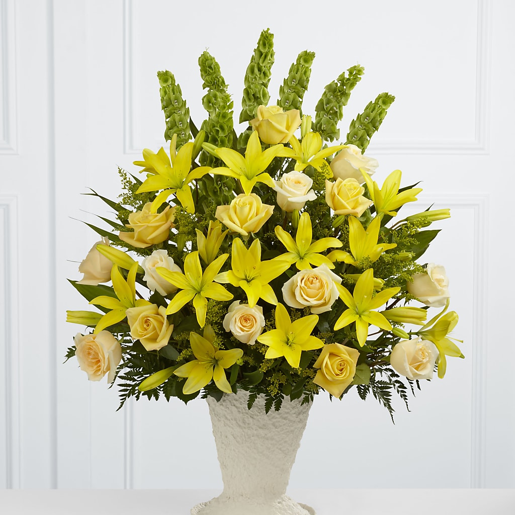 Golden Memories Arrangement – The Bay Window Llc, Garrettsville OH