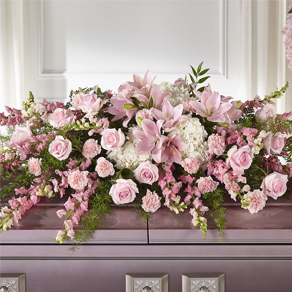 Life & Remembrance Casket Spray – The Bay Window Llc, Garrettsville OH