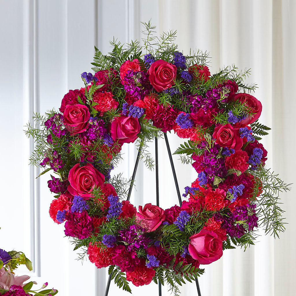 Calming Colors Wreath – The Bay Window Llc, Garrettsville OH