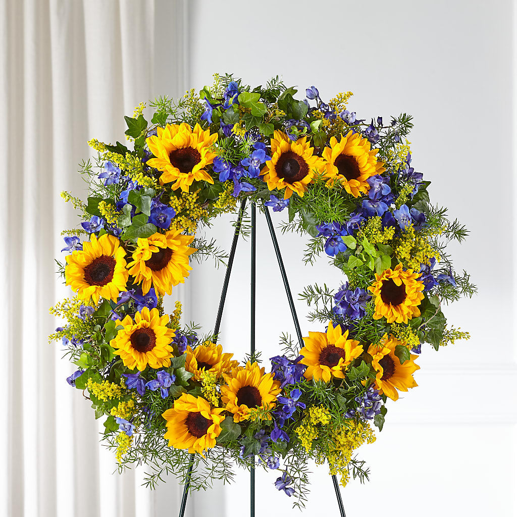 Bright Rays Wreath – The Bay Window Llc, Garrettsville OH