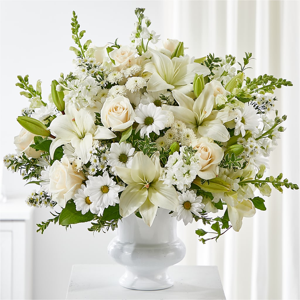 Uplifting Urn Arrangement – The Bay Window Llc, Garrettsville OH