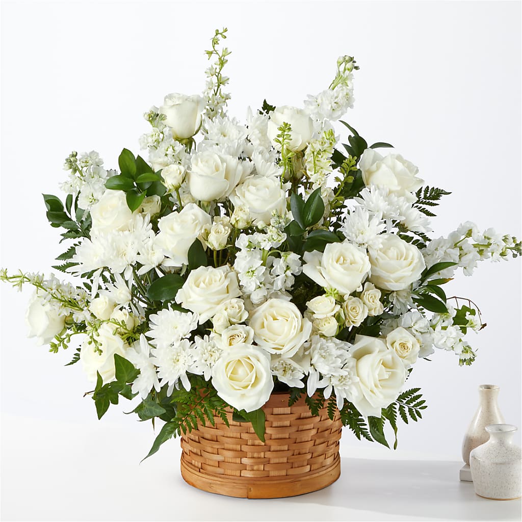 Heartfelt Condolences Arrangement – The Bay Window Llc, Garrettsville OH