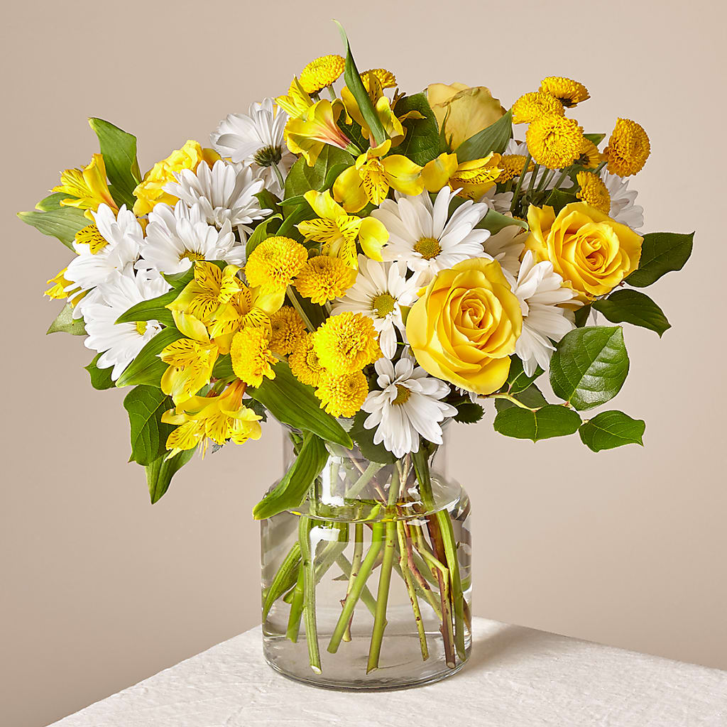 Sunny Sentiments Bouquet – The Bay Window Llc, Garrettsville OH