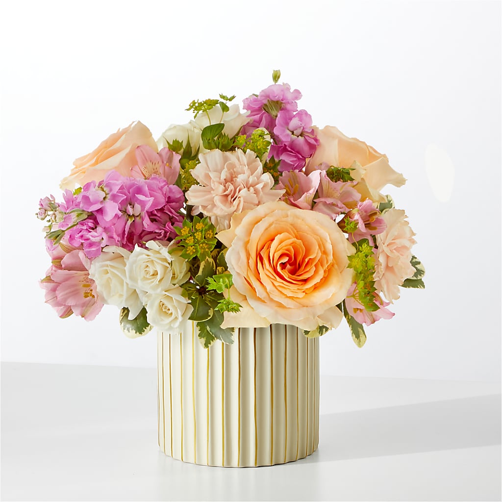 Paradise Bouquet with Ivory Vase – The Bay Window Llc, Garrettsville OH
