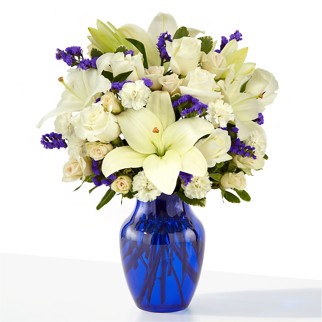 Sapphire Rush Bouquet – The Bay Window Llc, Garrettsville OH