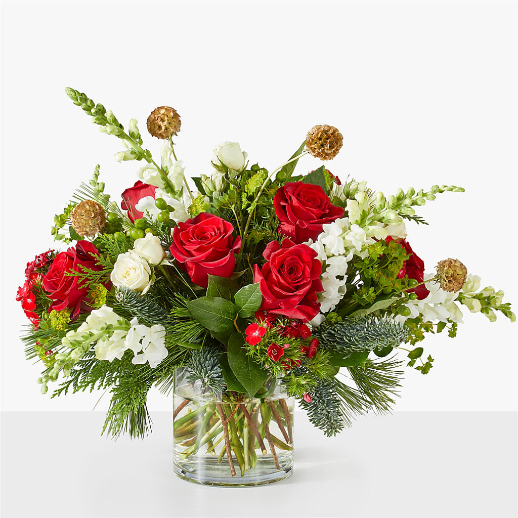Deck the Halls Bouquet – The Bay Window Llc, Garrettsville OH