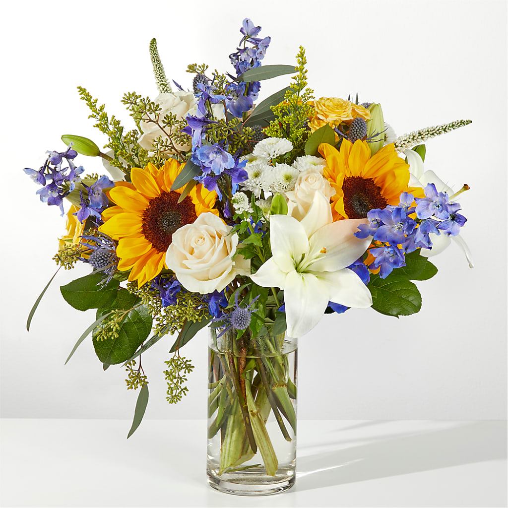 Wonderfully Sunny Bouquet – The Bay Window Llc, Garrettsville OH