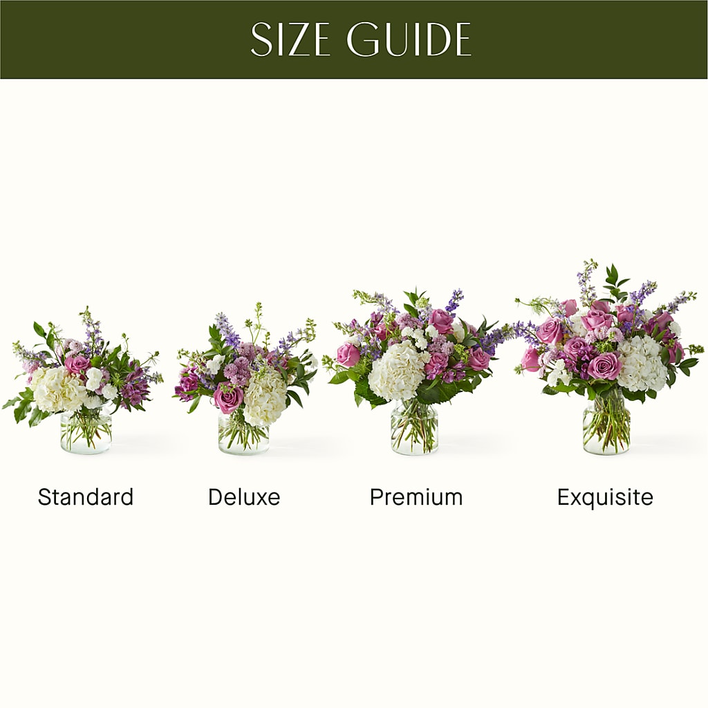 Violet Caress Bouquet –  The Bay Window Llc, Garrettsville OH