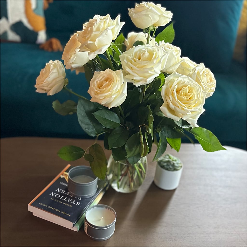 Long Stem Yellow Rose Bouquet –  The Bay Window Llc, Garrettsville OH