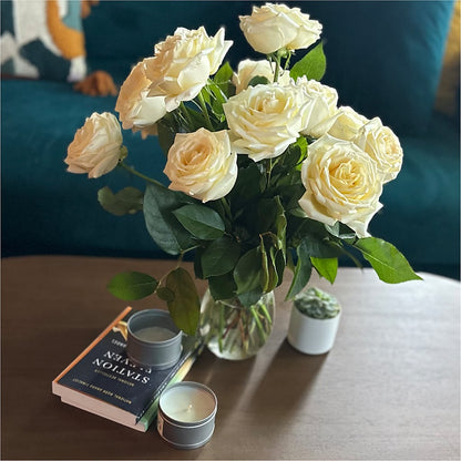 Long Stem Yellow Rose Bouquet –  The Bay Window Llc, Garrettsville OH