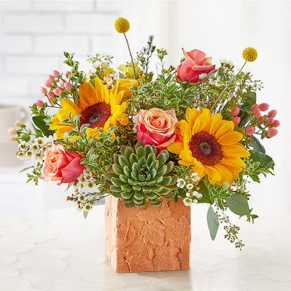 Sunflower Season Bouquet –  The Bay Window Llc, Garrettsville OH