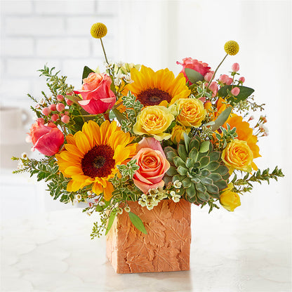 Sunflower Season Bouquet –  The Bay Window Llc, Garrettsville OH