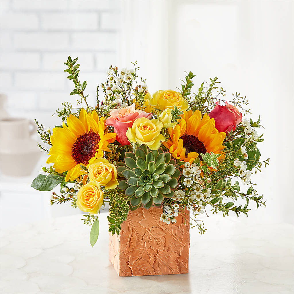 Sunflower Season Bouquet –  The Bay Window Llc, Garrettsville OH