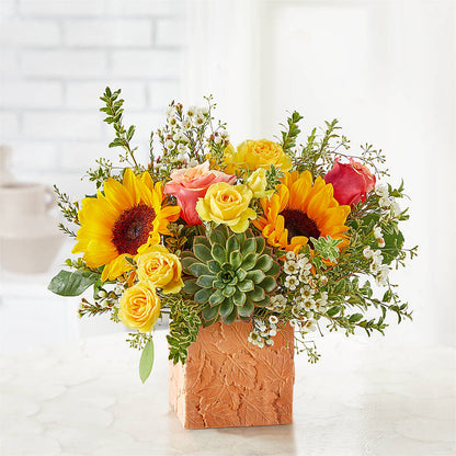 Sunflower Season Bouquet –  The Bay Window Llc, Garrettsville OH