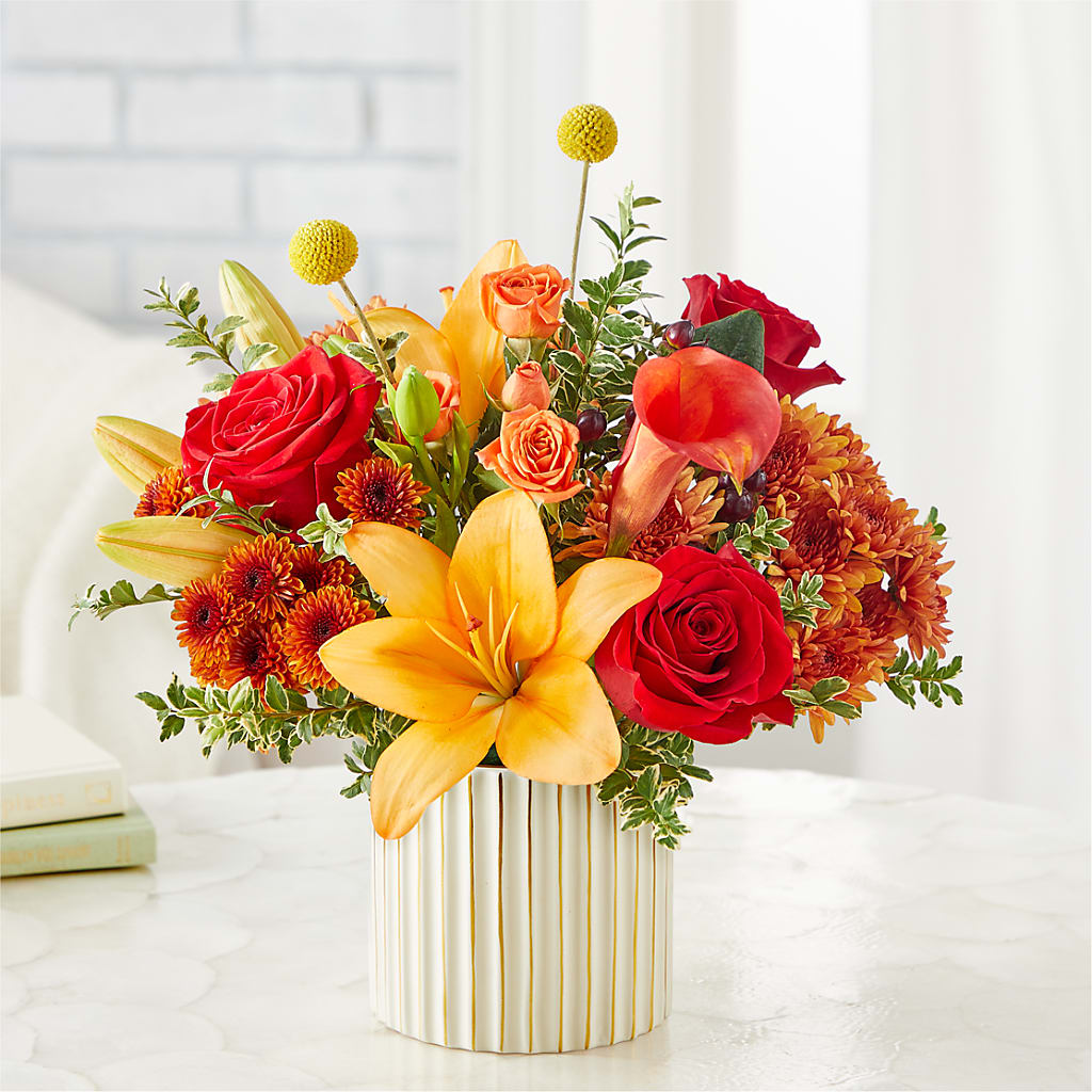 Scarlet Skies Bouquet –  The Bay Window Llc, Garrettsville OH
