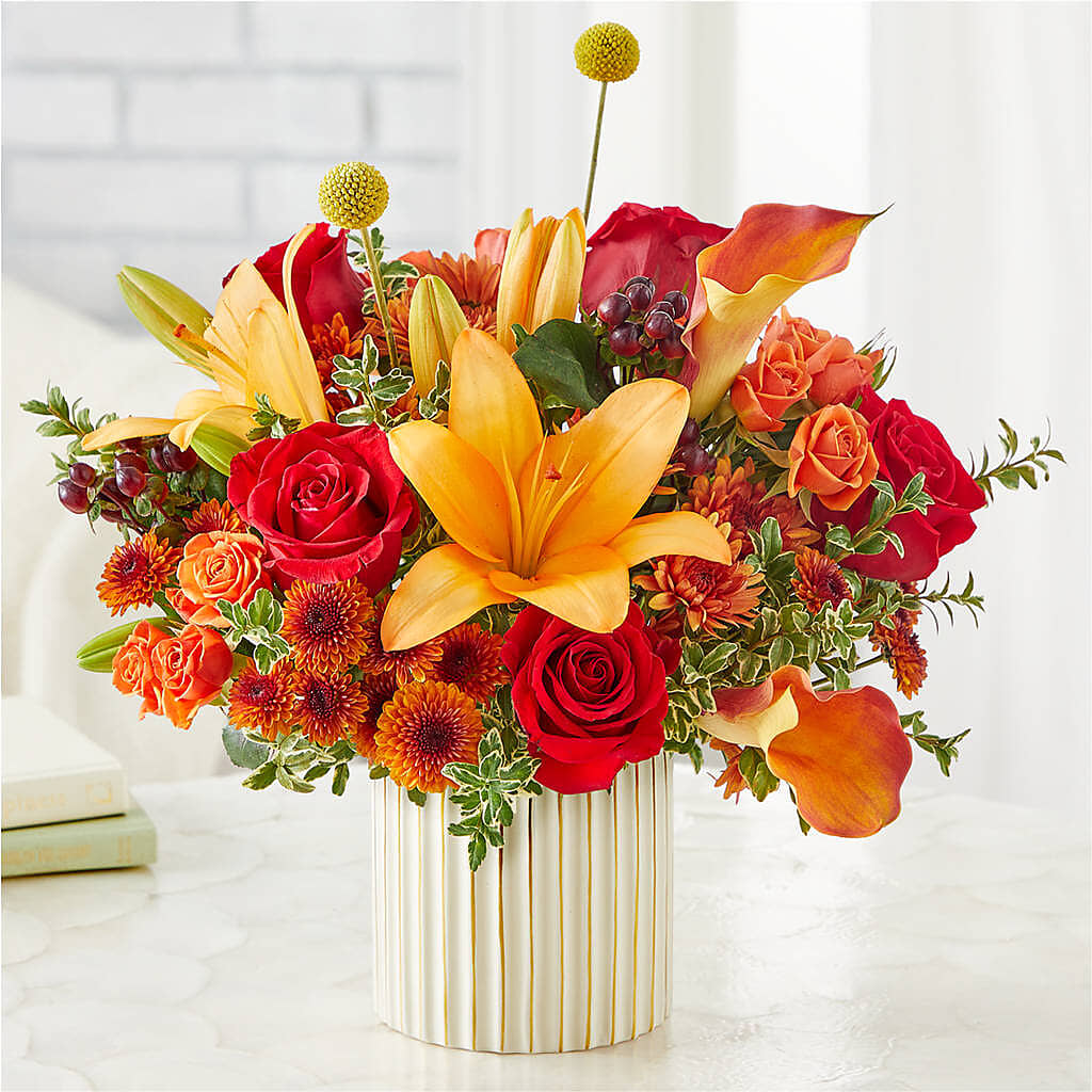 Scarlet Skies Bouquet –  The Bay Window Llc, Garrettsville OH
