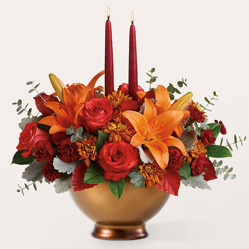 Fruits of Fall Centerpiece –  The Bay Window Llc, Garrettsville OH