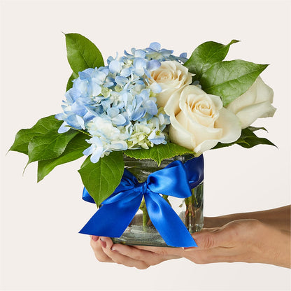 Sky Blue Delight Bouquet –  The Bay Window Llc, Garrettsville OH
