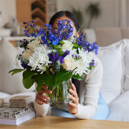 Cerulean Waves Bouquet –  The Bay Window Llc, Garrettsville OH