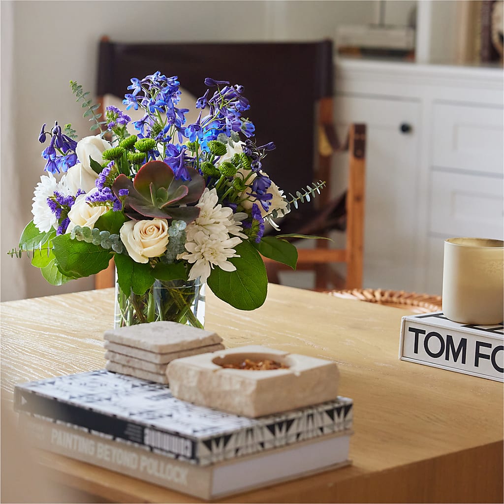 Cerulean Waves Bouquet –  The Bay Window Llc, Garrettsville OH