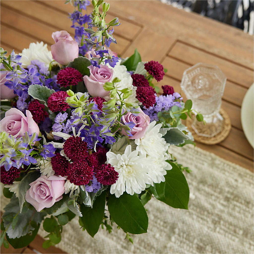 Violet Frost Bouquet –  The Bay Window Llc, Garrettsville OH