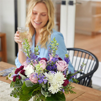 Violet Frost Bouquet –  The Bay Window Llc, Garrettsville OH