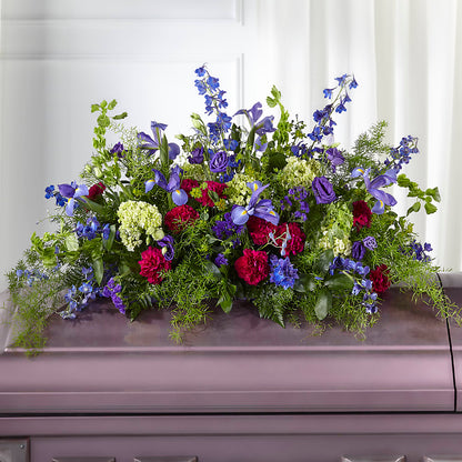 Always Treasured Casket Spray –  The Bay Window Llc, Garrettsville OH