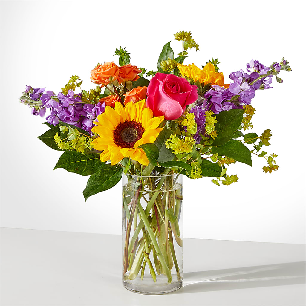 Vibrant Greetings Bouquet –  The Bay Window Llc, Garrettsville OH