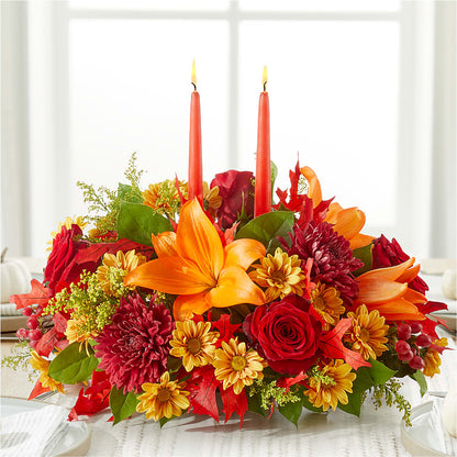 Autumn's Embrace Centerpiece –  The Bay Window Llc, Garrettsville OH