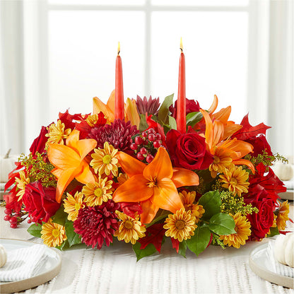 Autumn's Embrace Centerpiece –  The Bay Window Llc, Garrettsville OH