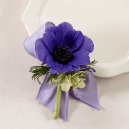 Purple Passion Boutonniere –  The Bay Window Llc, Garrettsville OH