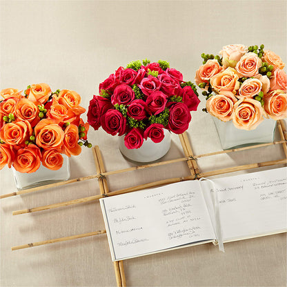 Dawn Rose Centerpiece –  The Bay Window Llc, Garrettsville OH
