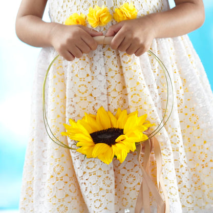 Sweet Sunshine Flower Girl Bouquet –  The Bay Window Llc, Garrettsville OH