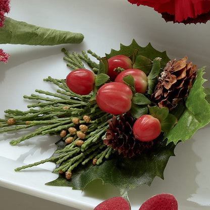 Red Berry Boutonniere –  The Bay Window Llc, Garrettsville OH