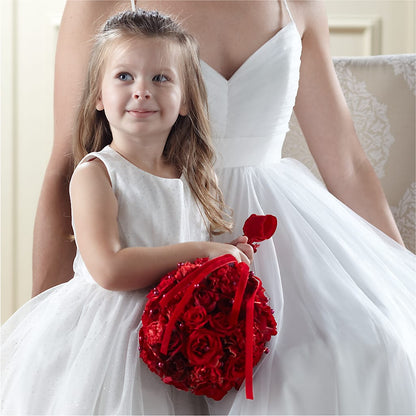 Pure at Heart Flower Girl Arrangement –  The Bay Window Llc, Garrettsville OH